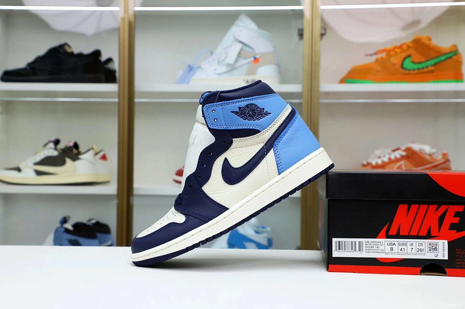 OG JORDAN 1 AIR HIGH 'OBSIDIAN' RETRO 0915